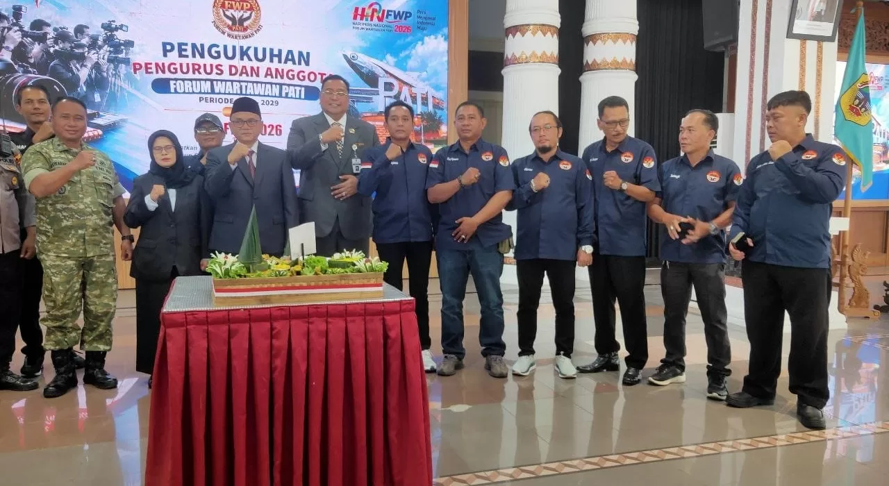 Forum Wartawan Pati (FWP) Periode 2026-2029 Dikukuhkan, Tekankan Kode Etik Jurnalistik